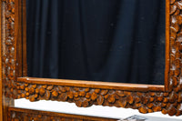 軽井沢彫りの上品な桜模様が浮かぶ鏡台 BB3164