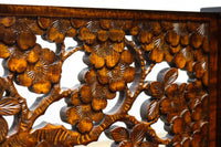 軽井沢彫りの上品な桜模様が浮かぶ鏡台 BB3164