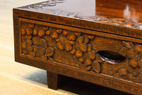 軽井沢彫りの上品な桜模様が浮かぶ鏡台 BB3164