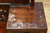 軽井沢彫りの上品な桜模様が浮かぶ鏡台 BB3164