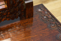 軽井沢彫りの上品な桜模様が浮かぶ鏡台 BB3164