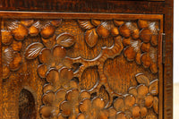 軽井沢彫りの上品な桜模様が浮かぶ鏡台 BB3164