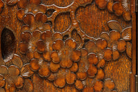 軽井沢彫りの上品な桜模様が浮かぶ鏡台 BB3164