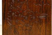 軽井沢彫りの上品な桜模様が浮かぶ鏡台 BB3164