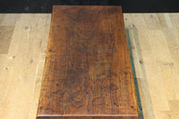 味わいが滲む欅一枚板の貫禄漂う両面使い文机 BB3167