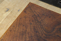 味わいが滲む欅一枚板の貫禄漂う両面使い文机 BB3167