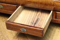 味わいが滲む欅一枚板の貫禄漂う両面使い文机 BB3167