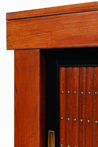 幅1960ミリ!! 四枚引き戸の壮観な造りで貫禄溢れる近江水屋箪笥 BB3173-MT