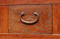 幅1960ミリ!! 四枚引き戸の壮観な造りで貫禄溢れる近江水屋箪笥 BB3173-MT