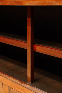 幅1960ミリ!! 四枚引き戸の壮観な造りで貫禄溢れる近江水屋箪笥 BB3173-MT