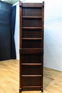 幅1960ミリ!! 四枚引き戸の壮観な造りで貫禄溢れる近江水屋箪笥 BB3173-MT