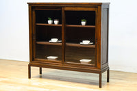 レトロガラスの煌めきが美しいアイアンフレーム付きガラスケース BB3177