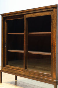 レトロガラスの煌めきが美しいアイアンフレーム付きガラスケース BB3177