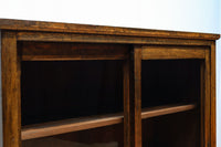 レトロガラスの煌めきが美しいアイアンフレーム付きガラスケース BB3177