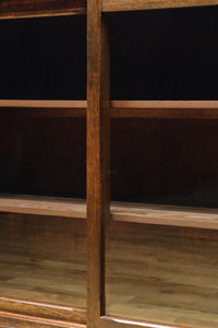 レトロガラスの煌めきが美しいアイアンフレーム付きガラスケース BB3177