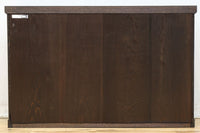 幅1076ミリ ゆらゆらガラスの温かみあるレトロガラスケース BB3178