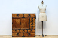 美しい杢目が流れる上質な帳場箪笥 BB3201