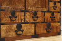 美しい杢目が流れる上質な帳場箪笥 BB3201