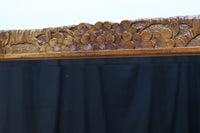 桜の木が引き出し前面に美しく描かれた軽井沢彫りの鏡台 BB3236