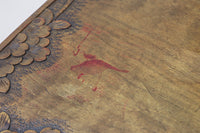 桜の木が引き出し前面に美しく描かれた軽井沢彫りの鏡台 BB3236