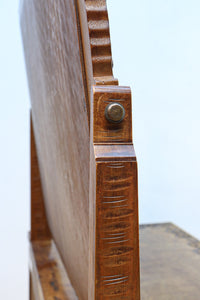 桜の木が引き出し前面に美しく描かれた軽井沢彫りの鏡台 BB3236