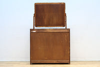 桜の木が引き出し前面に美しく描かれた軽井沢彫りの鏡台 BB3236