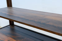 昭和レトロ!! タイルの細工がお洒落なオークガラスケース BB3237