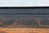 昭和レトロ!! タイルの細工がお洒落なオークガラスケース BB3237