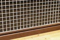 昭和レトロ!! タイルの細工がお洒落なオークガラスケース BB3237