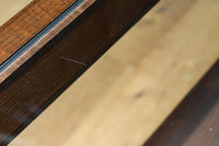 昭和レトロ!! タイルの細工がお洒落なオークガラスケース BB3237