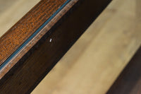 昭和レトロ!! タイルの細工がお洒落なオークガラスケース BB3237