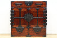 江戸時代寛政四年!!全面総欅仙台帳場箪笥 BB3238