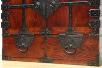 江戸時代寛政四年!!全面総欅仙台帳場箪笥 BB3238