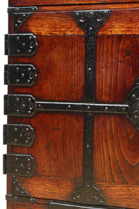 江戸時代寛政四年!!全面総欅仙台帳場箪笥 BB3238