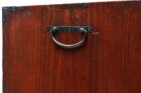 味わい深い古色に包まれたアイアンフレーム付き最上小箪笥 BB3240