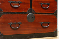 赤みを帯びた風情溢れる最上小箪笥 BB3241