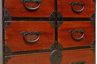 赤みを帯びた風情溢れる最上小箪笥 BB3241