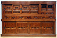 極上前面総けやき!!型変わり9尺近江水屋箪笥 BB3243