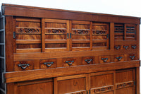 極上前面総けやき!!型変わり9尺近江水屋箪笥 BB3243