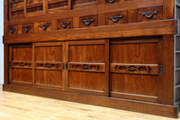 極上前面総けやき!!型変わり9尺近江水屋箪笥 BB3243