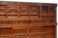 極上前面総けやき!!型変わり9尺近江水屋箪笥 BB3243