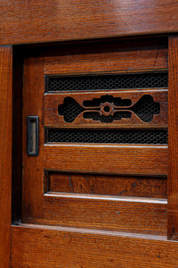 極上前面総けやき!!型変わり9尺近江水屋箪笥 BB3243