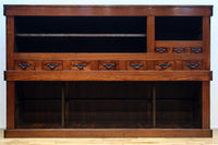 極上前面総けやき!!型変わり9尺近江水屋箪笥 BB3243