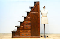 大珍品‼ 当時の生活の知恵から生まれた三面収納•両面使い階段箪笥 BB3244