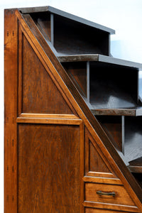 大珍品‼ 当時の生活の知恵から生まれた三面収納•両面使い階段箪笥 BB3244