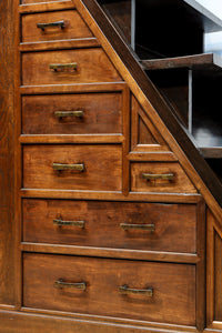 大珍品‼ 当時の生活の知恵から生まれた三面収納•両面使い階段箪笥 BB3244