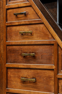 大珍品‼ 当時の生活の知恵から生まれた三面収納•両面使い階段箪笥 BB3244