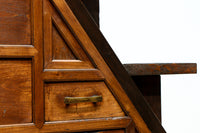 大珍品‼ 当時の生活の知恵から生まれた三面収納•両面使い階段箪笥 BB3244