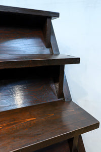 大珍品‼ 当時の生活の知恵から生まれた三面収納•両面使い階段箪笥 BB3244