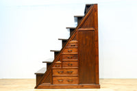 大珍品‼ 当時の生活の知恵から生まれた三面収納•両面使い階段箪笥 BB3244